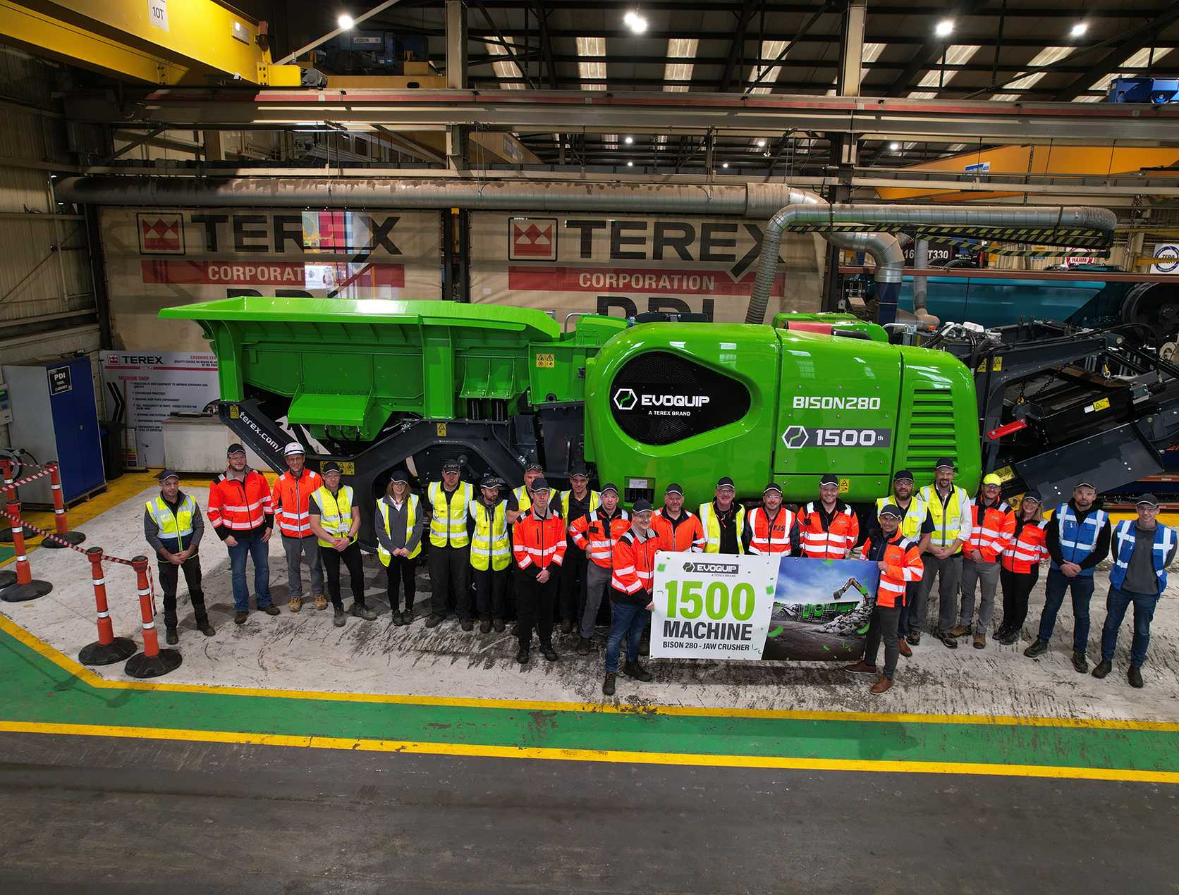 EvoQuip Celebrates 1500th Machine