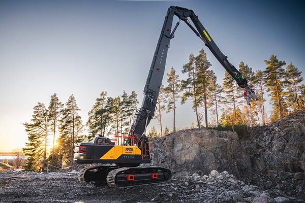 Volvo CE Launches New High Reach Excavators