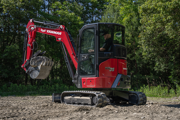 Yanmar Introduces New ViO35-7 Mini Excavator