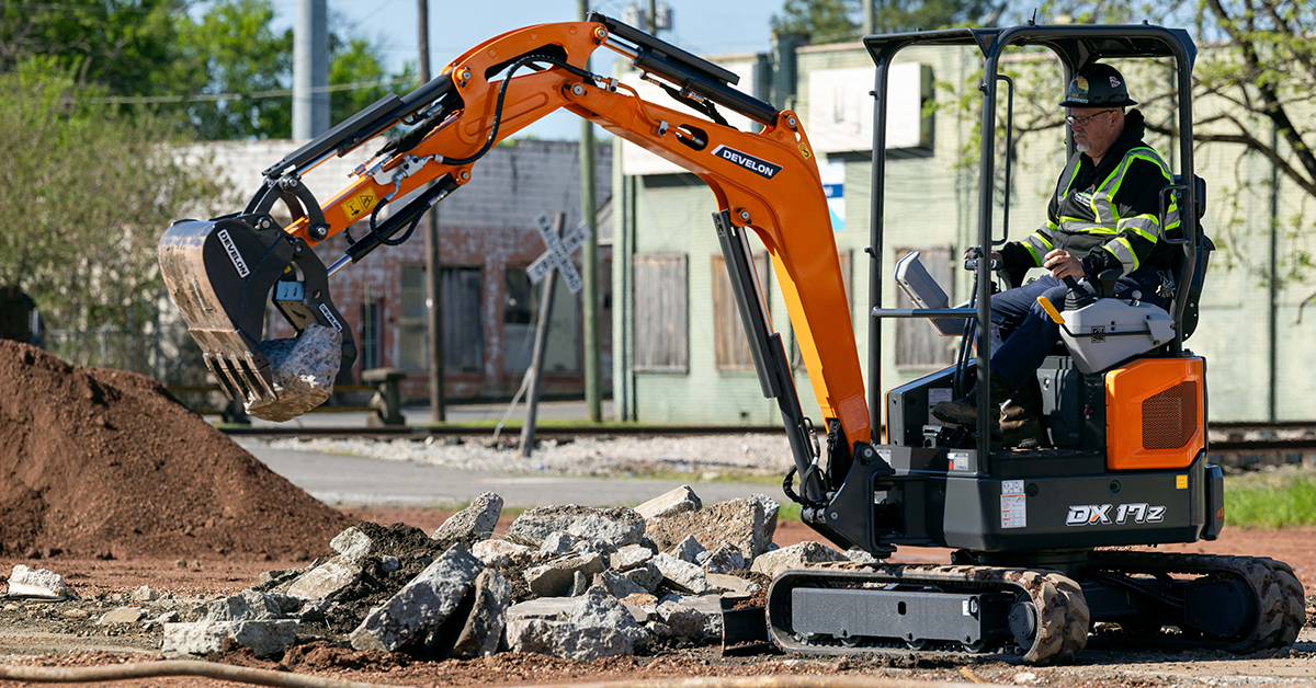 DEVELON Introduces Its Smallest Mini Excavator Yet