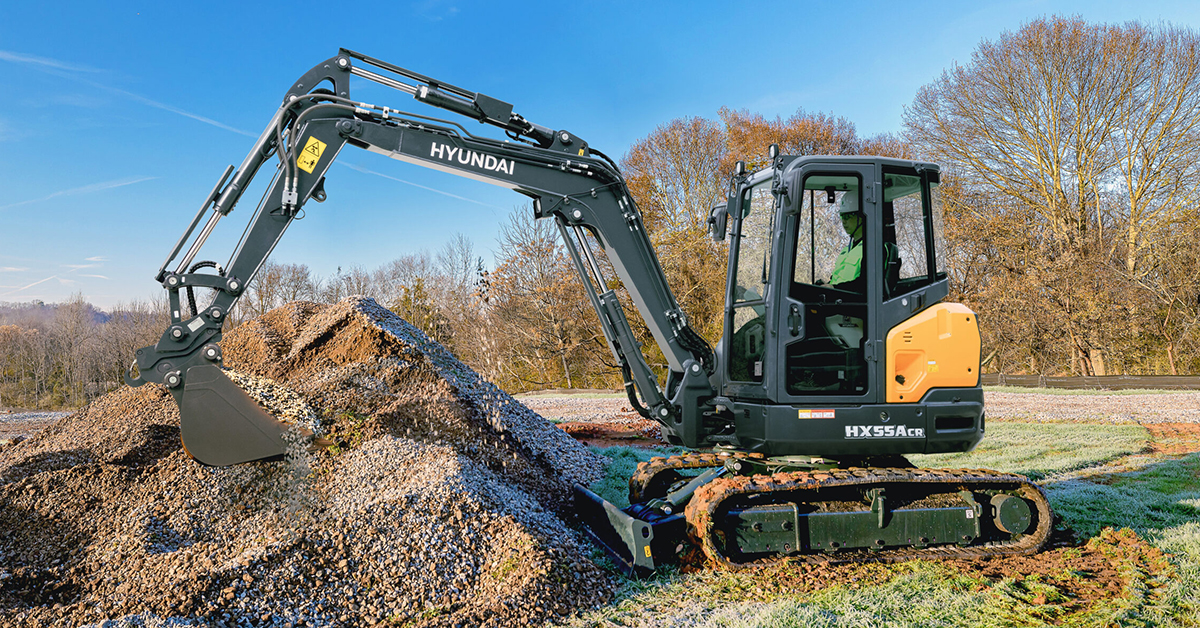 Hyundai Adds New HX-A Compact Excavators
