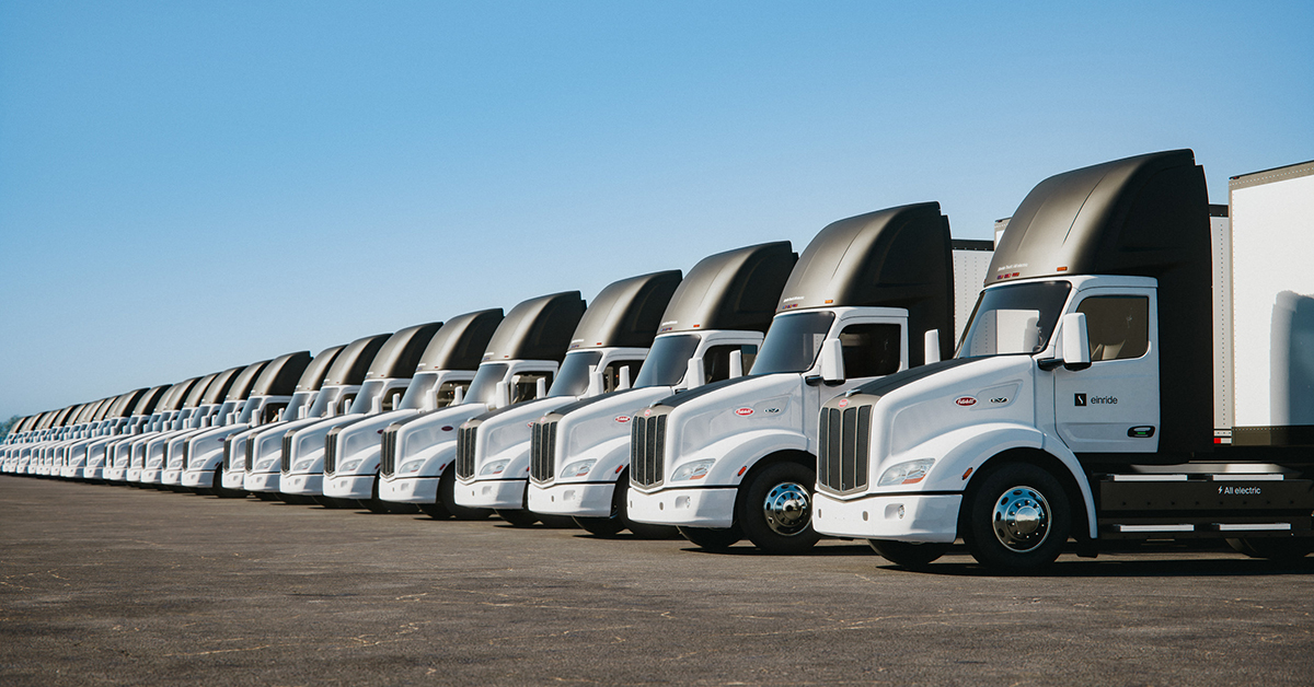 Peterbilt Announces Largest Electric Vehicle Order To Date