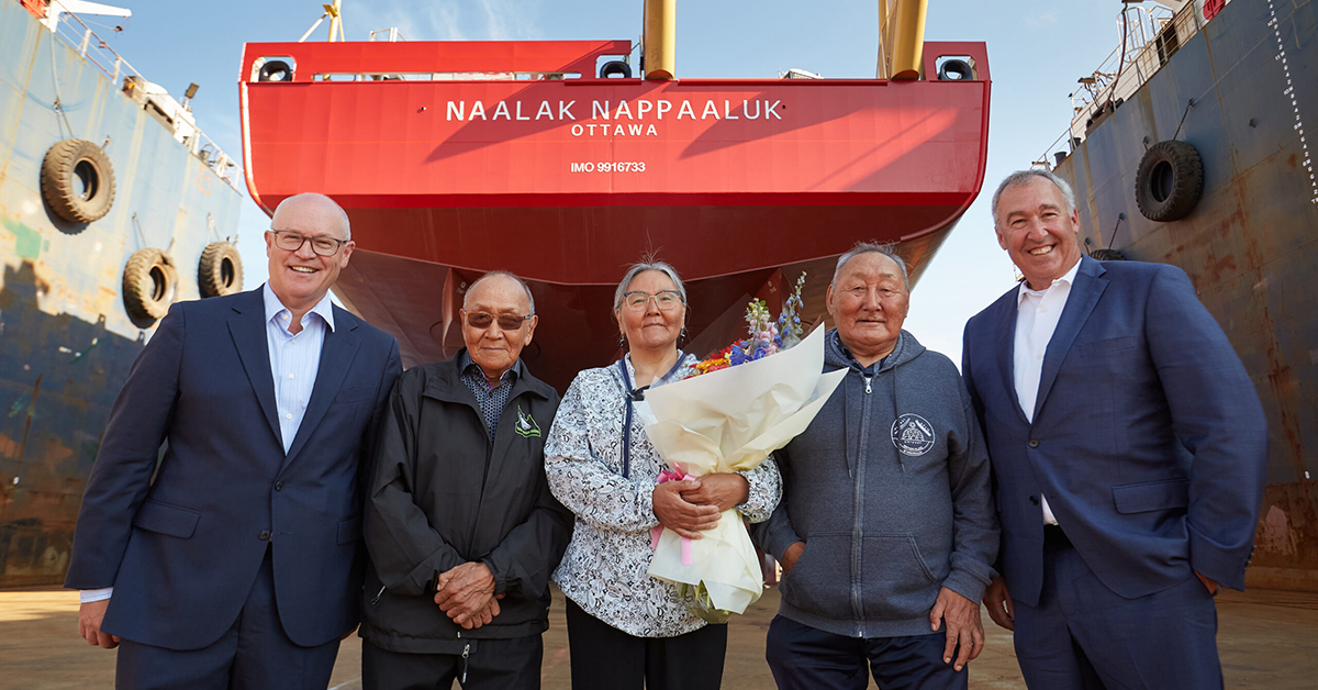 Seaspan Launches New Science Vessel