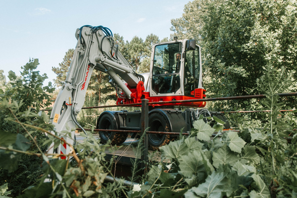 Takeuchi Brings TB395W Wheeled Excavator to North America