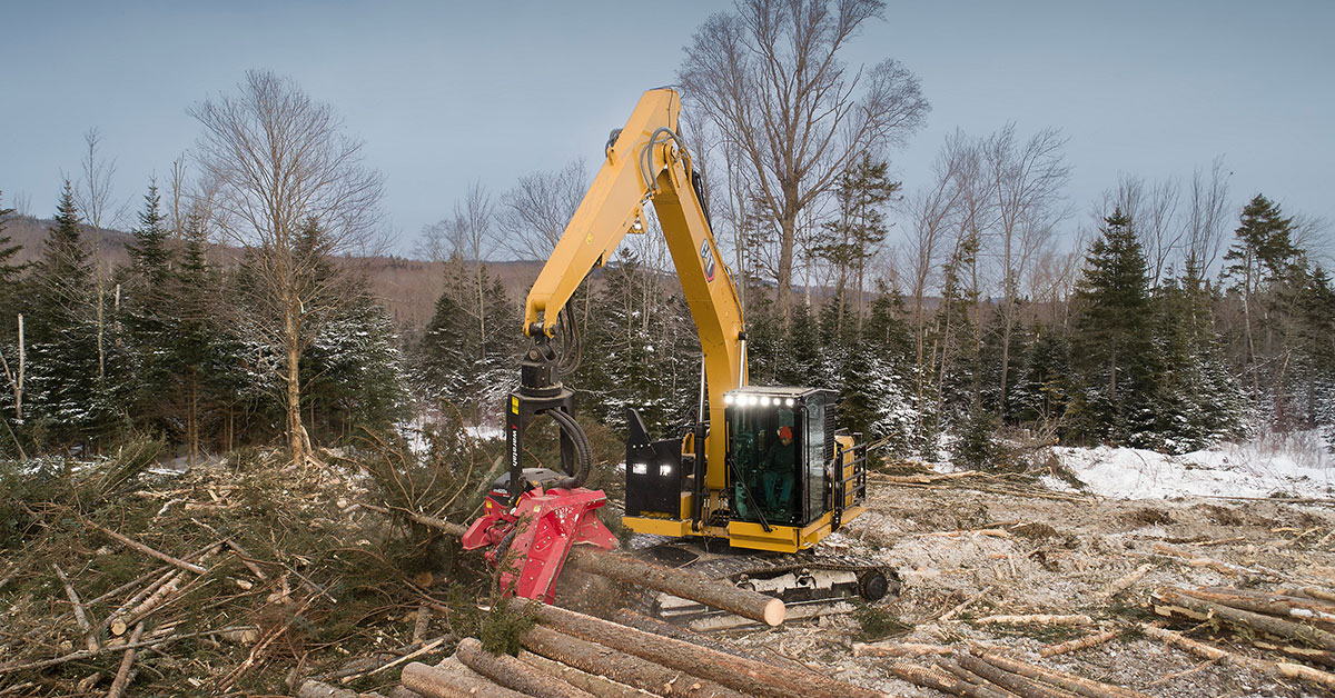 Caterpillar Introduces New FM528 GF/LL Forest Machine