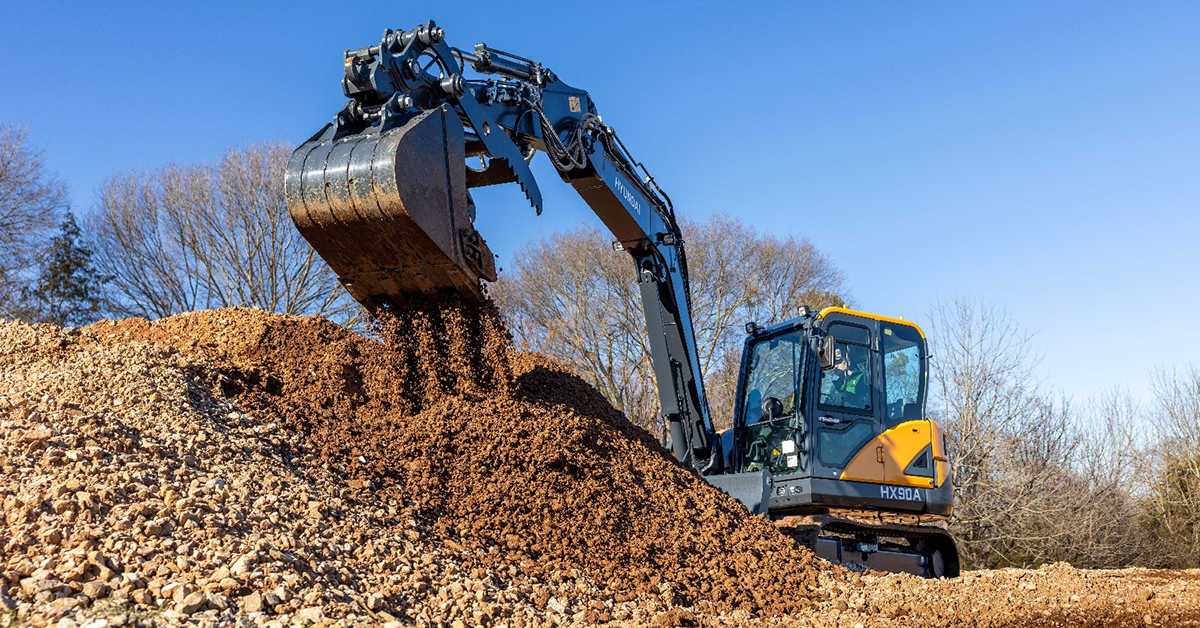 HX90A Tops Hyundai’s Compact Excavator Line