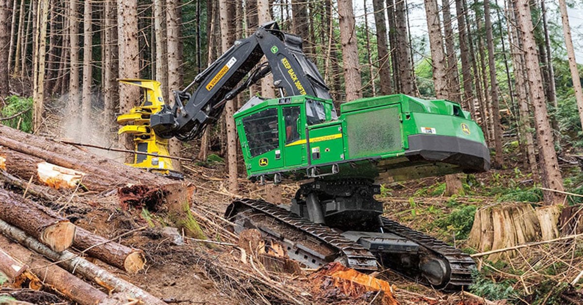 John Deere Updates Select Forestry Equipment
