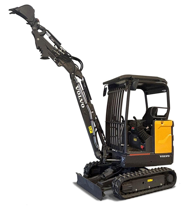 Volvo Introduces Straight Boom For Electric Mini Excavator