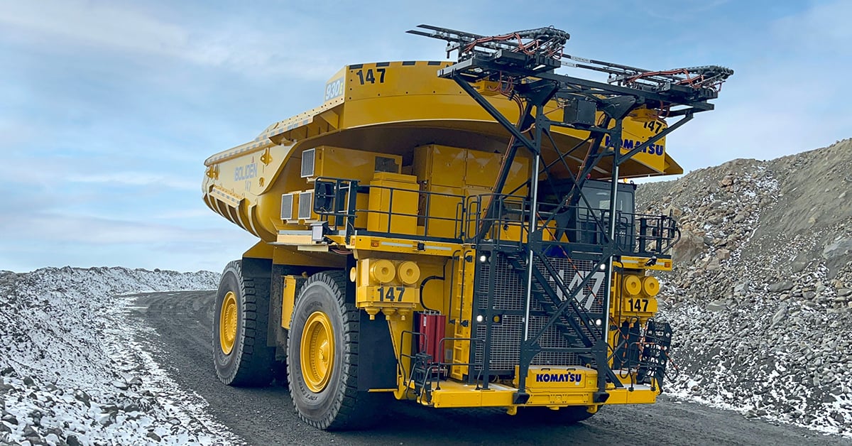 First Diesel Trolley Power Agnostic Truck From Komatsu