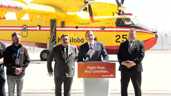 Manitoba Invests In Three New Waterbombers