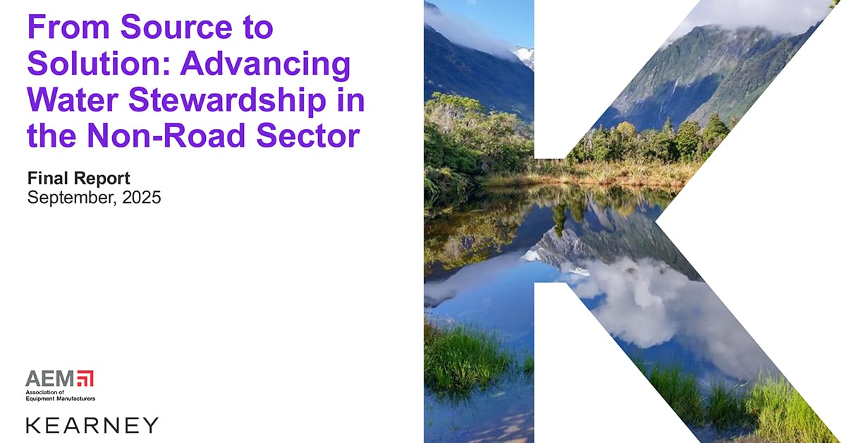 AEM Unveils Comprehensive Study On Agriculture, Construction And Utility Water Utilization