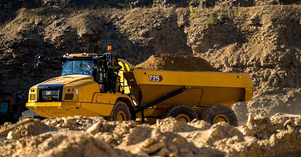 Cat Introduces Smarter Articulated Trucks