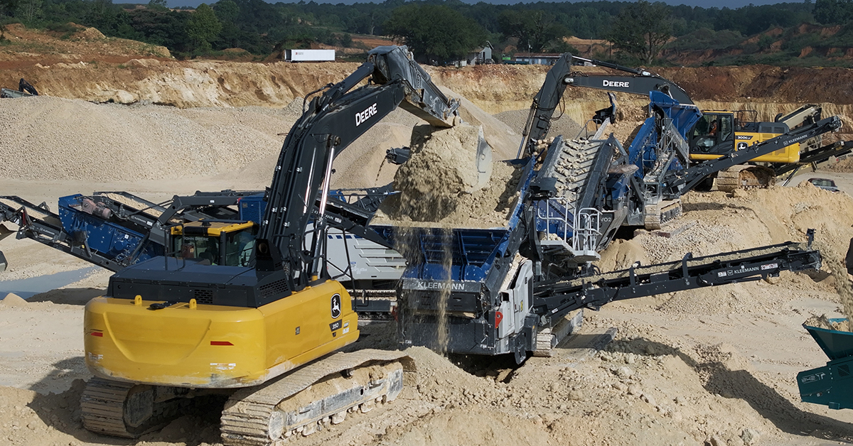 Kleemann Plant Train Delivers Two Material Specifications