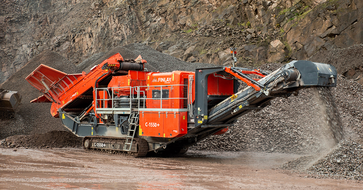 Finlay Introduces C-1550+ Tracked Cone Crusher
