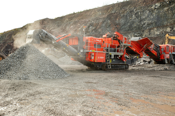 Finlay Introduces C-1550+ Tracked Cone Crusher