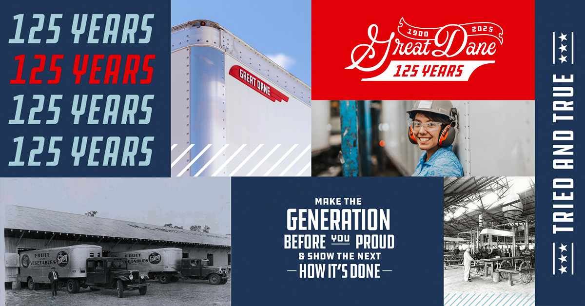 Great Dane Commemorates 125 Years In Transportation