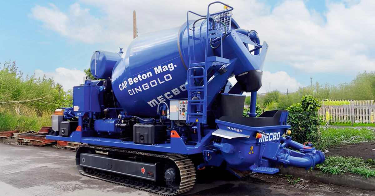 Mecbo America Launches Beton Cap Concrete Mixer-Pump