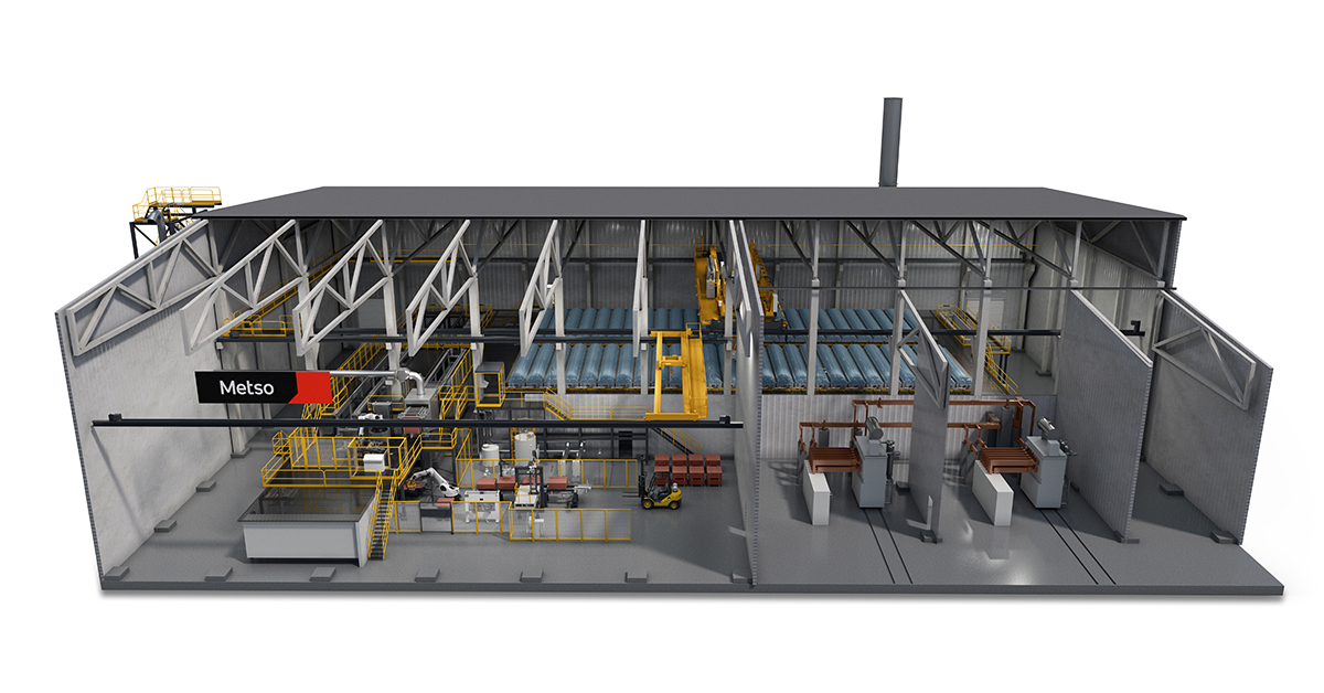Metso Introduces Integrated Copper Electrowinning Plant
