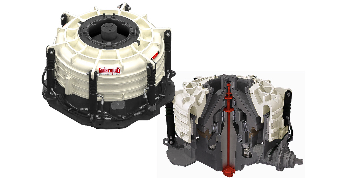 New Powerful Cedarapids Static Cone Crusher