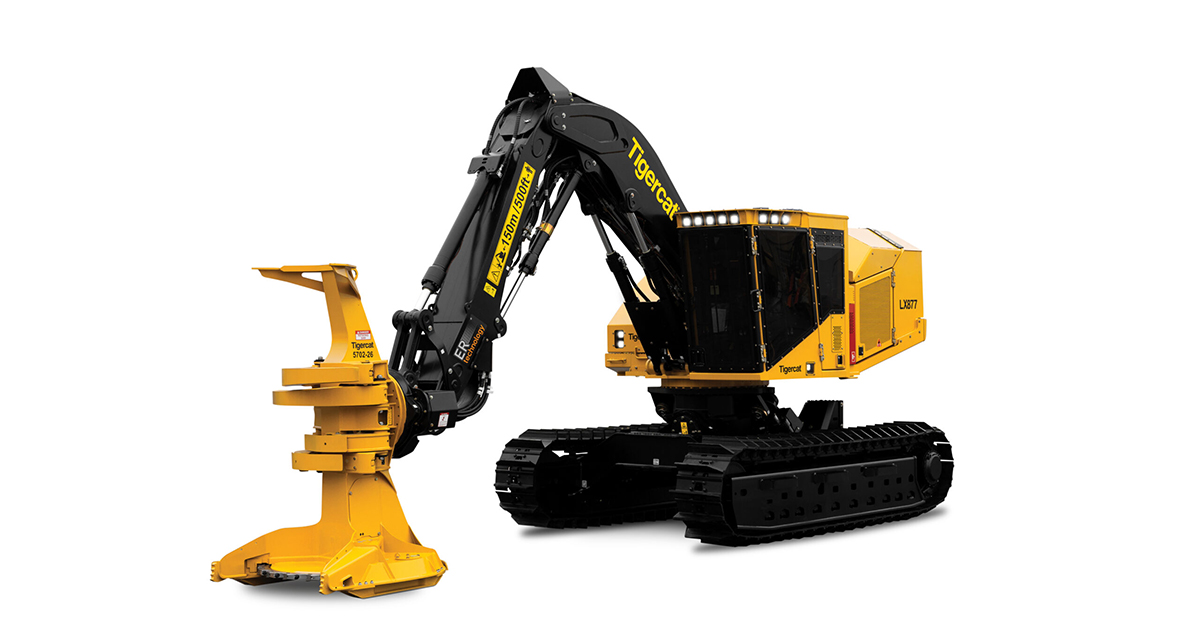 Tigercat Releases LX877 Feller Buncher