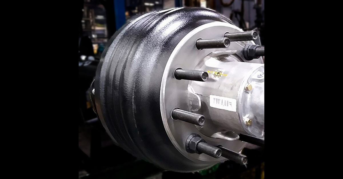 Utility Now Offers Lightweight Brake Drum Standard On All Models