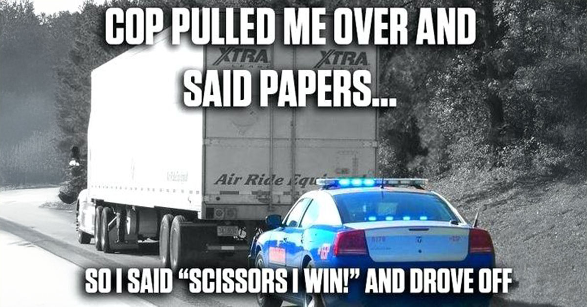 A Trucker's Tale - A Tale of Good Cops