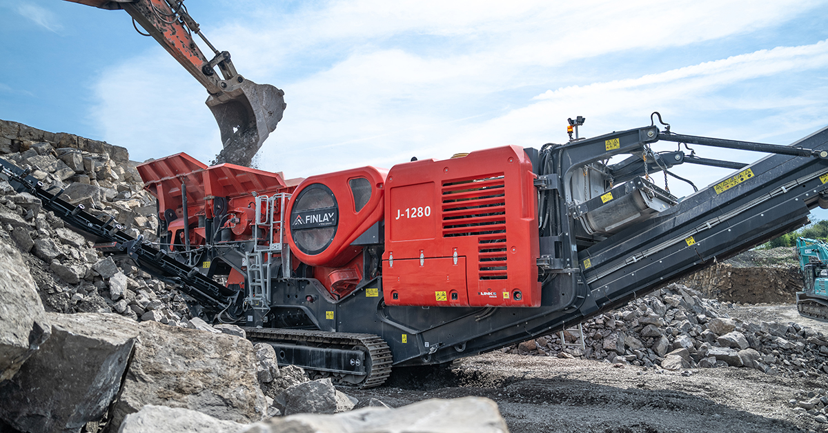 Finlay Unveils Transport-Friendly J-1280 Jaw Crusher