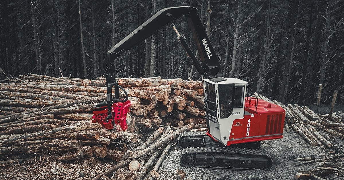 Madill Returns to U.S. Market with First Sale of Upgraded 4000 Log Loader
