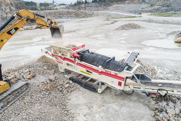 MDS M515 Redefines Rip Rap Processing In North America