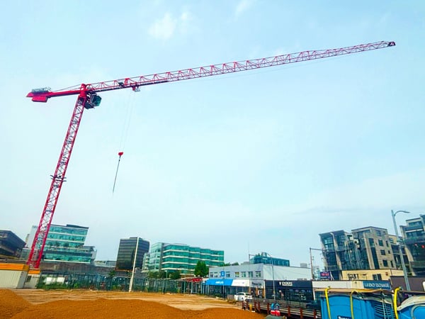 Potain Tower Cranes Support $3B Skytrain Project in BC