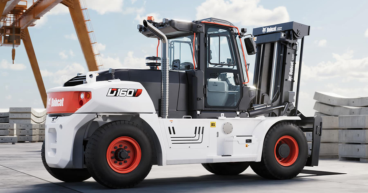 Bobcat Introduces New High-Capacity Diesel Pneumatic Tire Forklifts