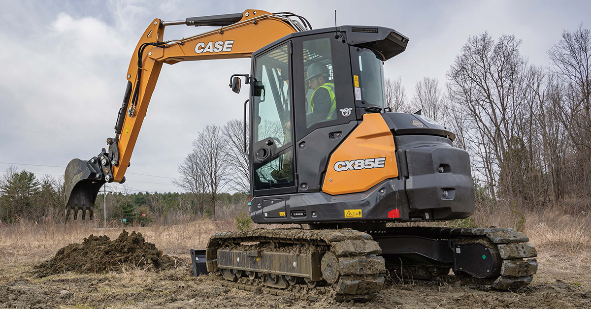 CASE Adds Two New Midi Excavators