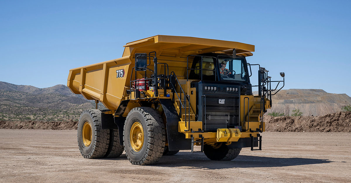 Cat Introduces New 775 Off-Highway Truck