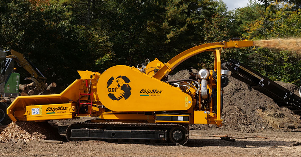 CBI Launches ChipMax 364T Whole Tree Chipper