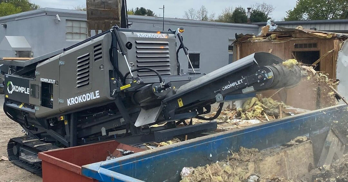 Krokodile Mobile Shredder: Revolutionizing Disaster Cleanup