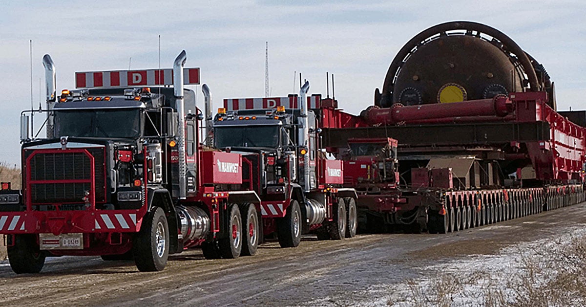 Mammoet Breaks Record For Heaviest Transport In Alberta
