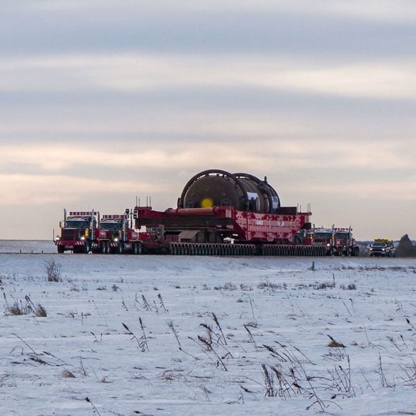 Mammoet Breaks Record For Heaviest Transport In Alberta