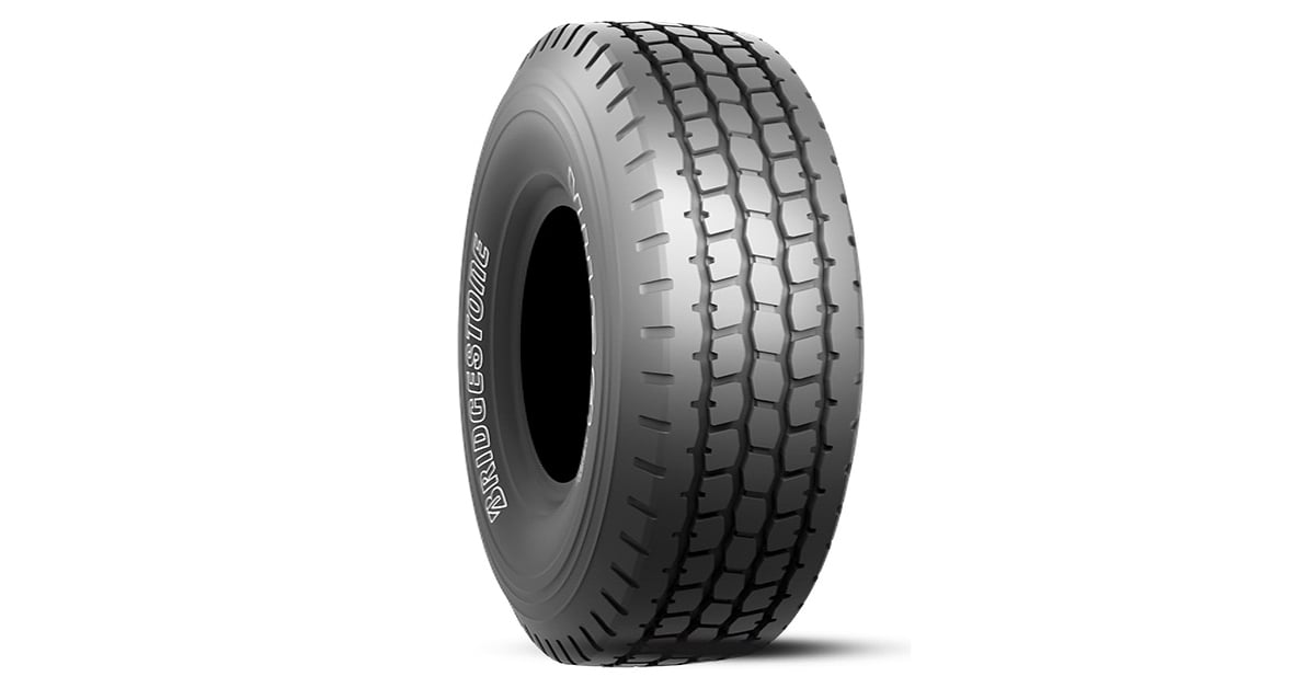 Bridgestone Launches V-Steel Highway Service 3 Crane Tire