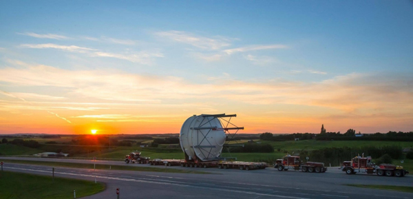 Large Loads Impact Travel In North Central Alberta. Lloydminster to Fort McMurray.