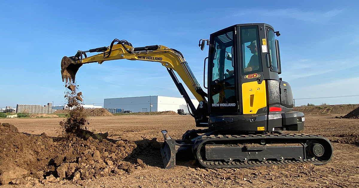 New D-Series Mini Excavators From New Holland