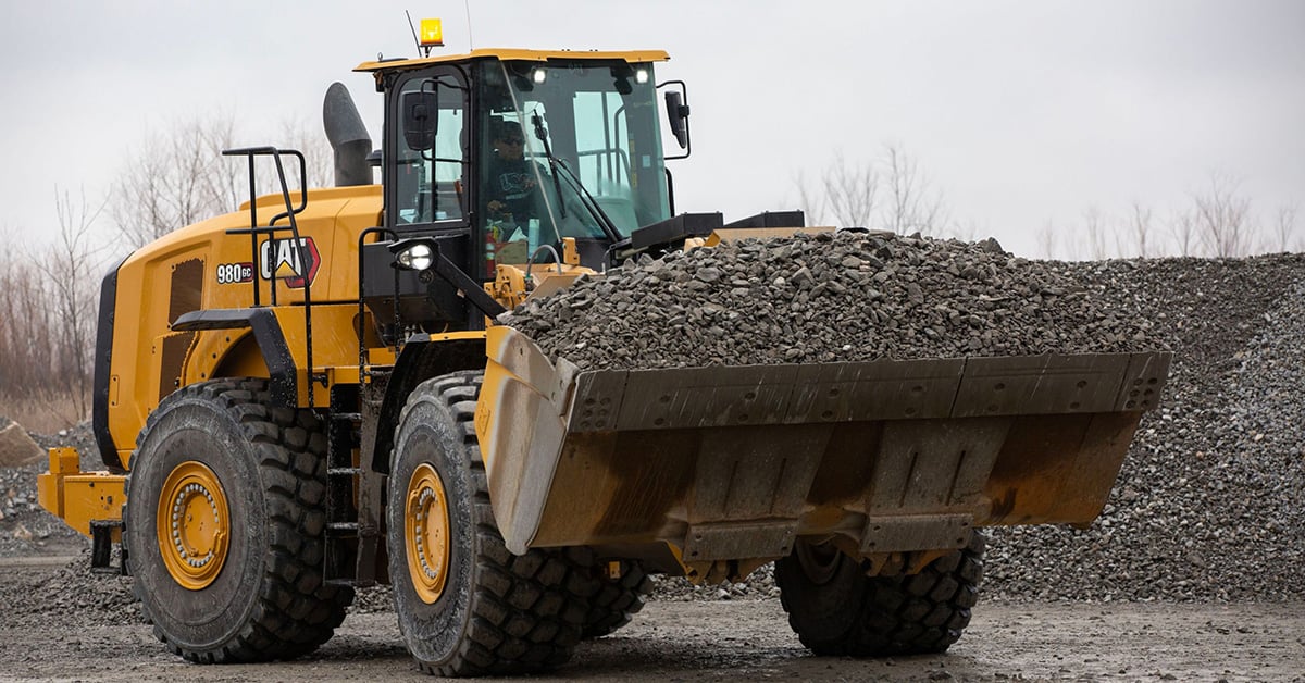 New Cat 980 GC Wheel Loader Delivers High Performance