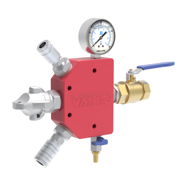 VMAC to Showcase Multiple New Products at The Utility Expo 2025. Shown is VMAC's advanced Multi-Port Air Manifold.