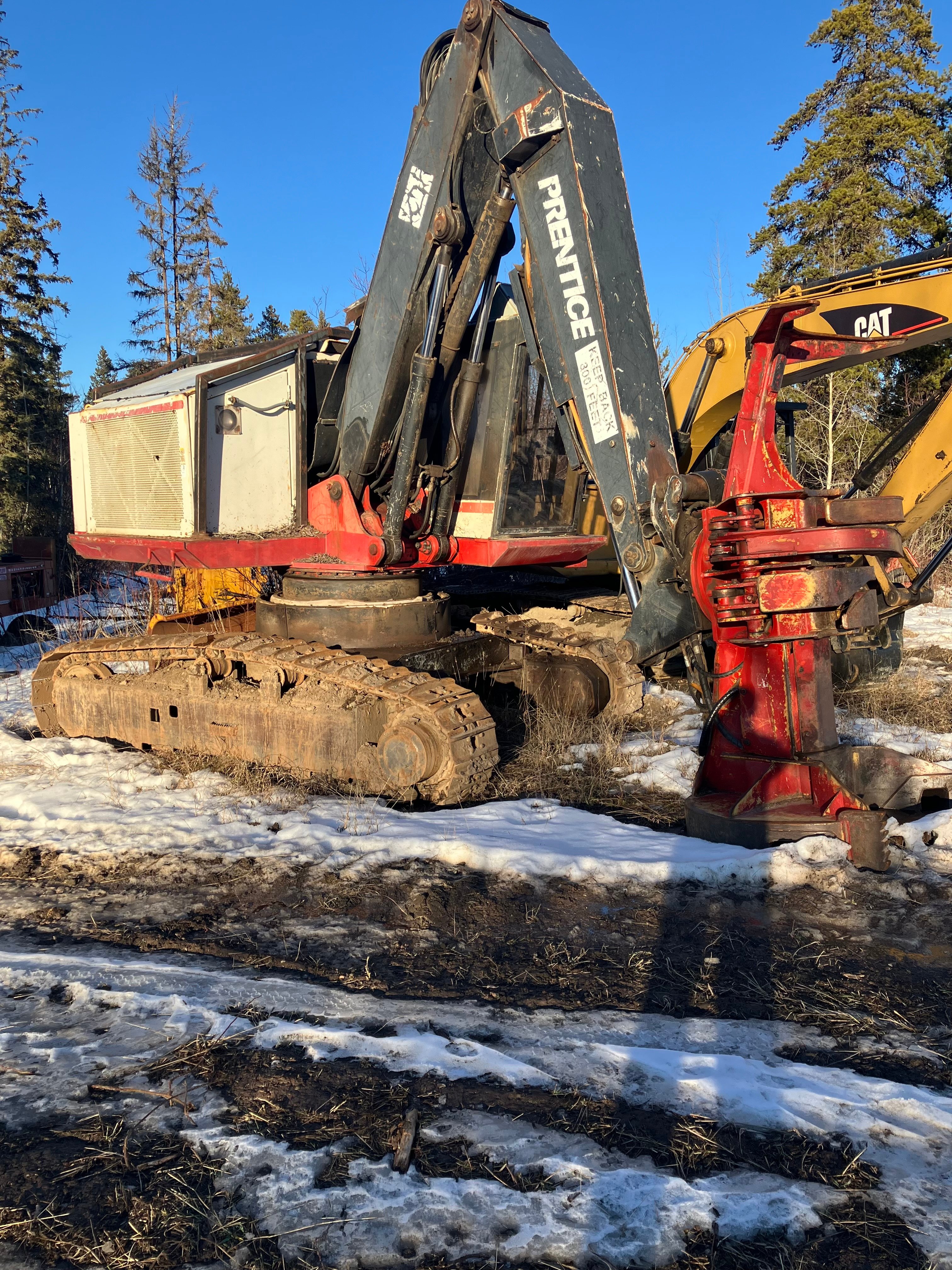 1997 Prentice 630A-FB feller buncher, from a Supply Post listing