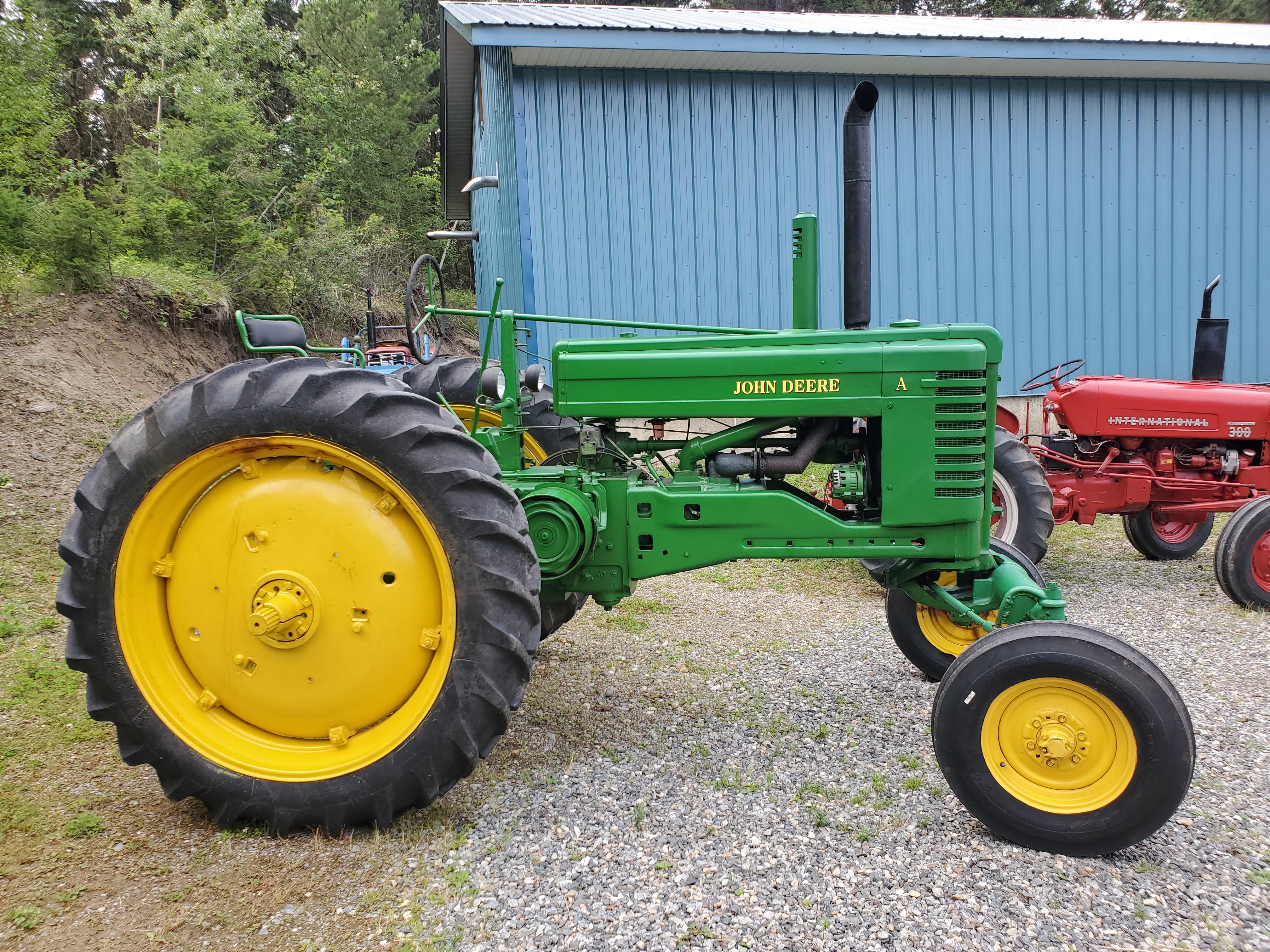 1950 John Deere Model A vintage tractor, from a Supply Post listing