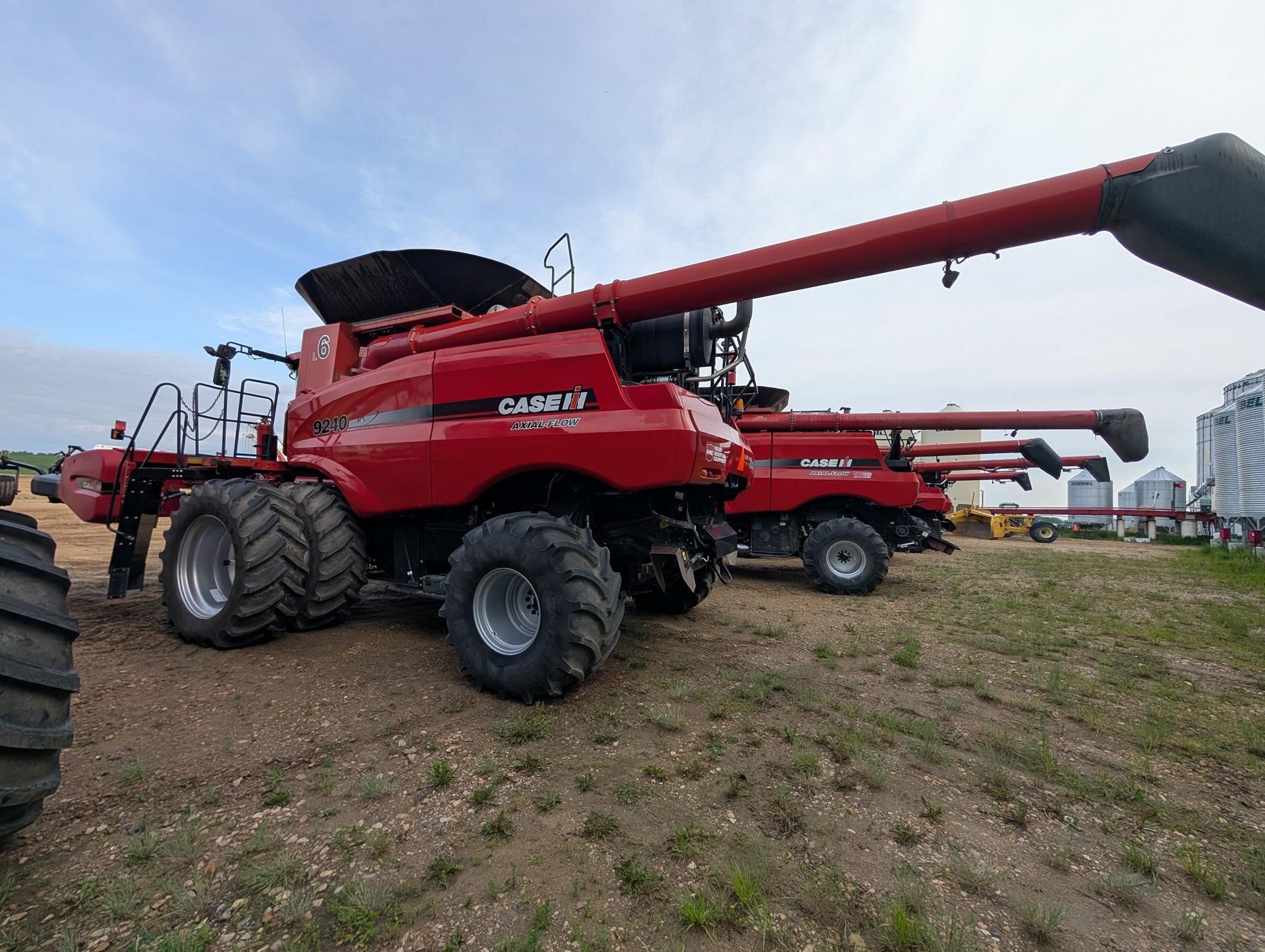 A 2015 Case-IH 9240 combine.