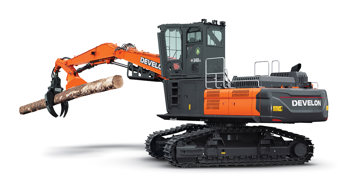 DEVELON Introduces New DX340LL-7 Log Loader
