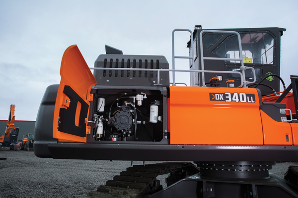 DEVELON Introduces New DX340LL-7 Log Loader