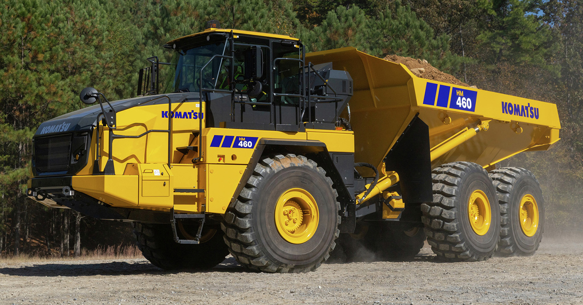 New HM460-6 Articulated Truck From Komatsu