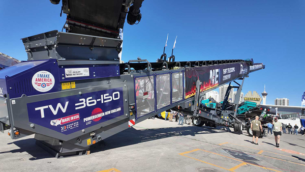 ProStack 150 ft Telescopic Conveyor Takes Terex To New Heights