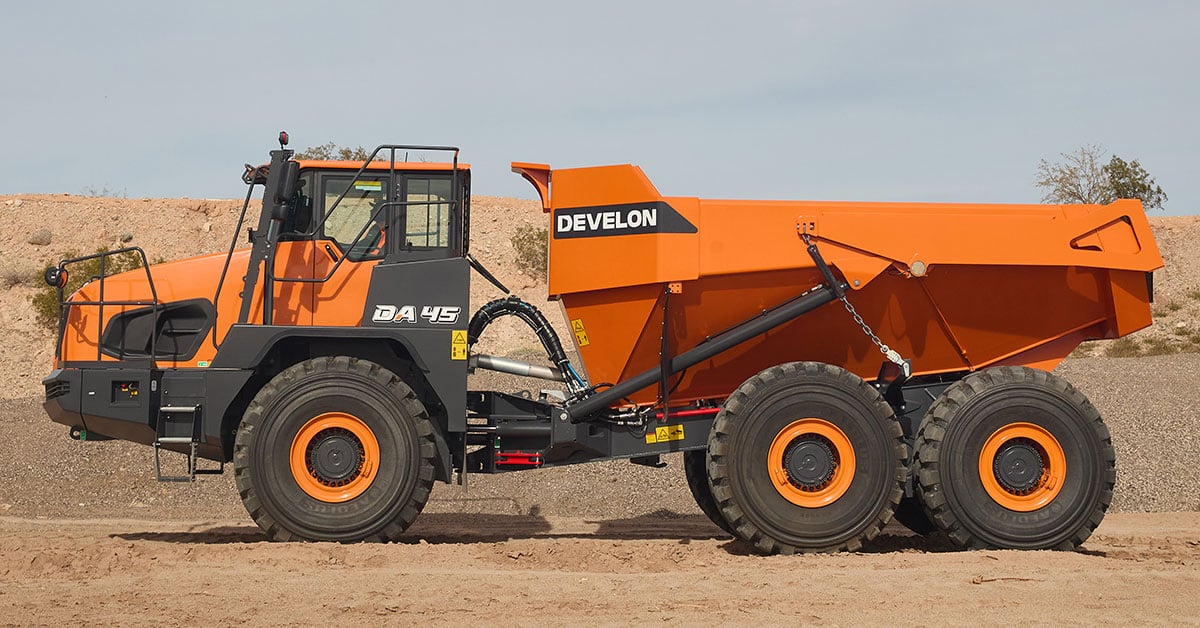 DEVELON Launches New Articulated Dump Trucks This Summer